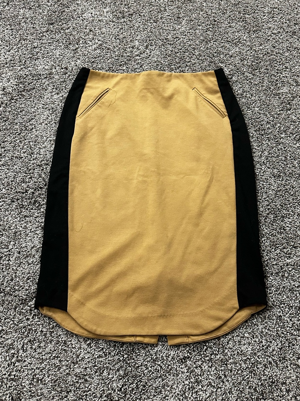 Black & Tan Pencil Skirt (Large)